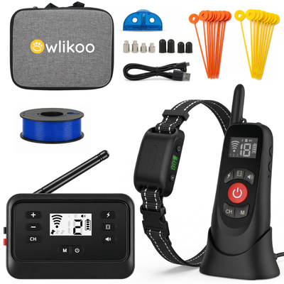 Clôture Anti-Fugue pour Chien avec Fil - Owlikoo Pro