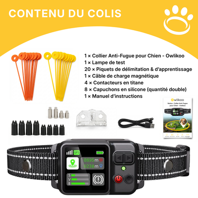 Collier Anti-Fugue pour Chien - Owlikoo