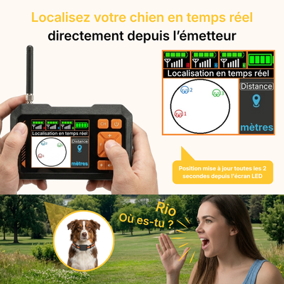 Clôture Anti-Fugue pour Chien sans Fil - Owlikoo Ultra