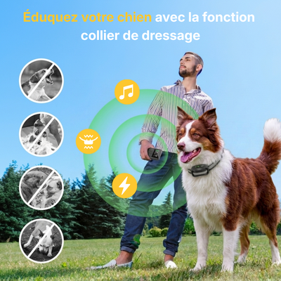 Clôture Anti-Fugue pour Chien sans Fil - Owlikoo Max