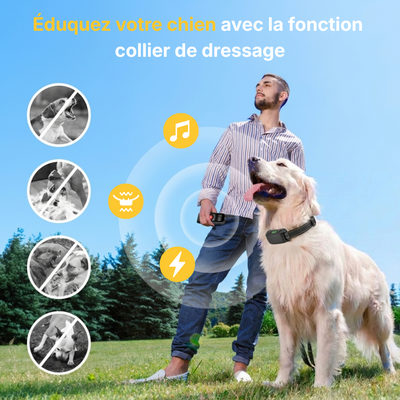 Clôture Anti-Fugue pour Chien sans Fil - Owlikoo Pro